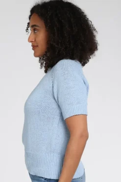 Emotions 126078 Pull korte mouw Licht blauw