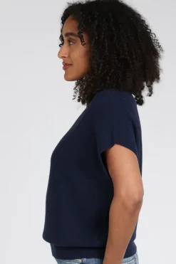 Emotions 126018 Pull korte mouw Marine