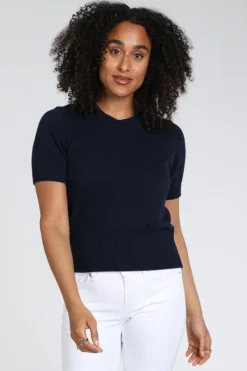 Emotions 126084 Pull korte mouw Marine