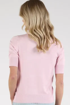 Emotions 126001 Pull korte mouw Roze