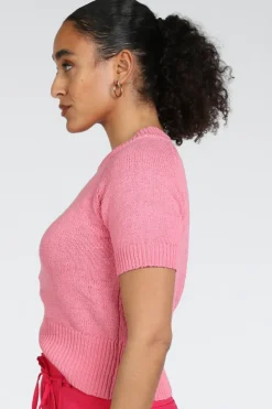 Emotions 126078 Pull korte mouw Roze
