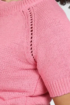 Emotions 126078 Pull korte mouw Roze