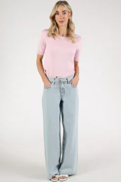 Emotions 126005 Pull korte mouw Roze