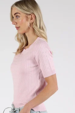 Emotions 126005 Pull korte mouw Roze