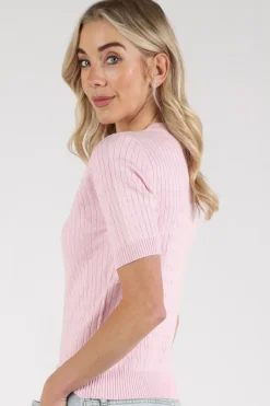 Emotions 126005 Pull korte mouw Roze