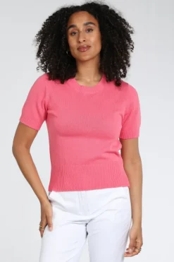 Emotions 126084 Pull korte mouw Roze