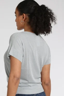 Emotions 126070 Pull korte mouw Zilver