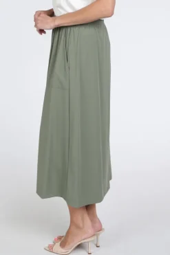 FABER 75903 Rok wijd lang Kaki