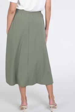 FABER 75903 Rok wijd lang Kaki