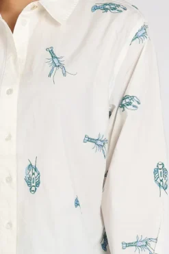 Fabienne Chapot CLTBLS27SS261009 Blouse lange mouw Wit