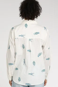 Fabienne Chapot CLTBLS27SS261009 Blouse lange mouw Wit