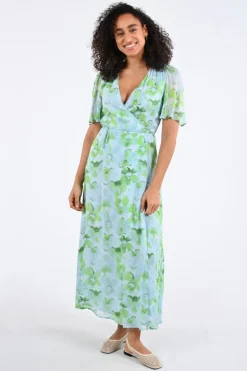 Fabienne Chapot CLTDRS51SS260230 Jurk korte mouw Licht blauw