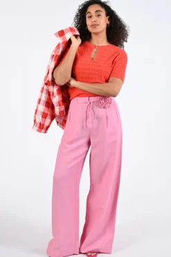Fabienne Chapot CLTPUL12SS265522 Pull korte mouw Rood
