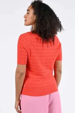 Fabienne Chapot CLTPUL12SS265522 Pull korte mouw Rood