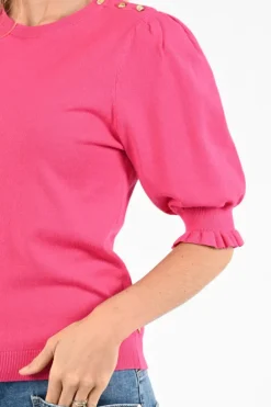 Fabienne Chapot CLTPUL20SS267338 Pull korte mouw Roze