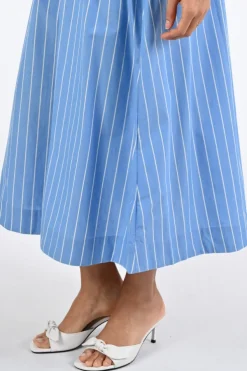 Fabienne Chapot CLTSKI19SS260240 Rok wijd lang Blauw