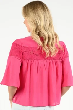 Fabienne Chapot CLTTOP30SS267338 Blouse korte mouw Roze