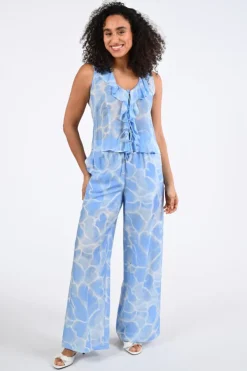 Fabienne Chapot CLTTRS10SS260227 Broek Licht blauw