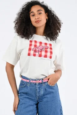 Fabienne Chapot CLTTSH17SS261009 T-shirt korte mouw Off white