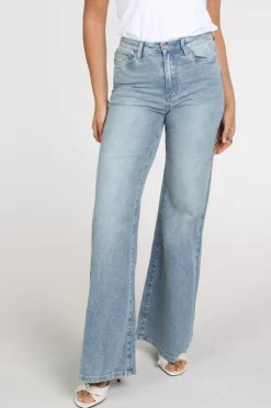 Florez ana flared Jeans Light blue denim