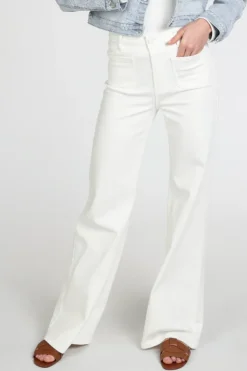 Florez Ana wide pocket Jeans White denim