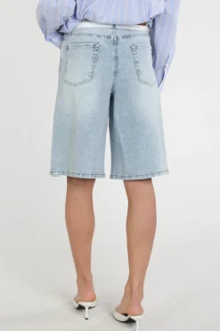 Florez Floréz bermuda Short Light blue denim