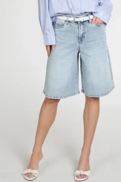 Florez Floréz bermuda Short Light blue denim