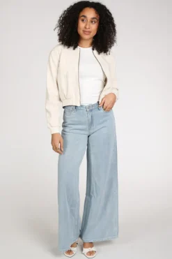 Florez live wide Jeans Light blue denim