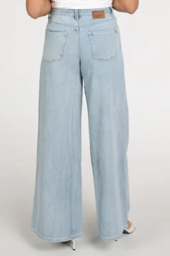 Florez live wide Jeans Light blue denim