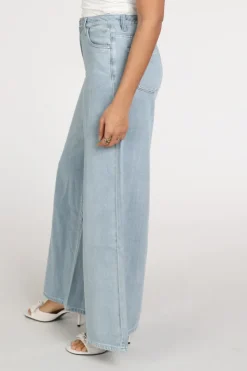 Florez live wide Jeans Light blue denim