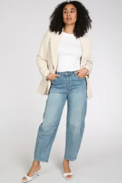 Florez simmy barrel Jeans Blue denim
