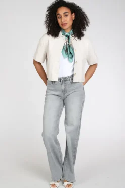 Florez sophie straight Jeans Grey denim