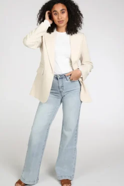 Florez sophie straight Jeans Light blue denim