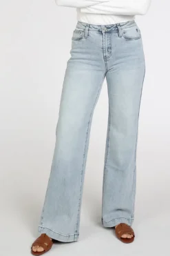 Florez sophie straight Jeans Light blue denim