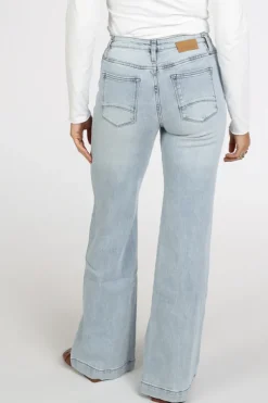 Florez sophie straight Jeans Light blue denim