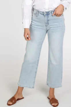 Florez sophie straight Jeans Light blue denim