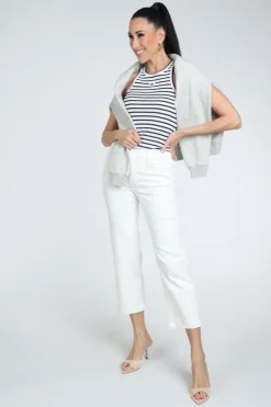 Florez sophie straight Jeans White denim