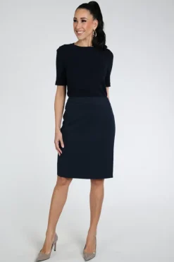 Frank walder 722230 Rok recht kort Marine