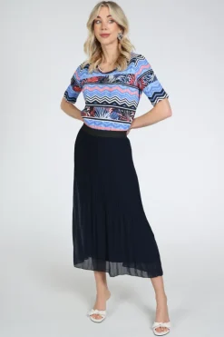 Frank walder 601250 Rok wijd lang Marine