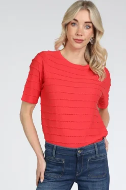 Frank walder 502468 T-shirt korte mouw Rood