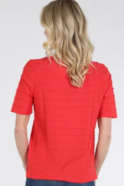 Frank walder 502468 T-shirt korte mouw Rood