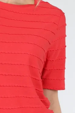 Frank walder 502468 T-shirt korte mouw Rood