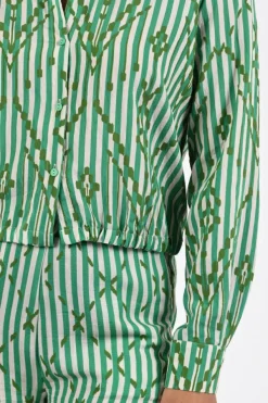 Geisha 63279-20 Blouse lange mouw Groen