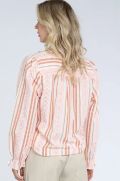 Geisha 63112-99 Blouse lange mouw Roze