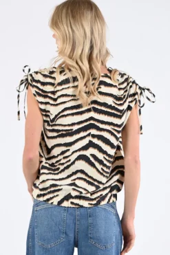 Geisha 53487-20 Blouse mouwloos Zand