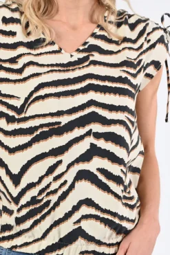 Geisha 53487-20 Blouse mouwloos Zand