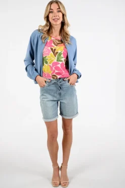 Geisha 65070-21 Bomber Licht blauw