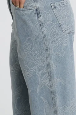 Geisha 61005-10 Broek Blue denim