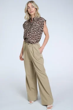 Geisha 61046-10 Broek Camel