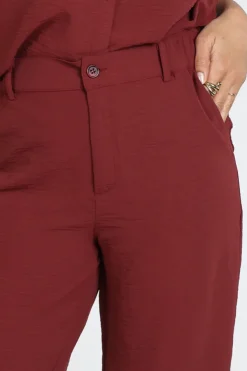 Geisha 61111-21 Broek Donker rood